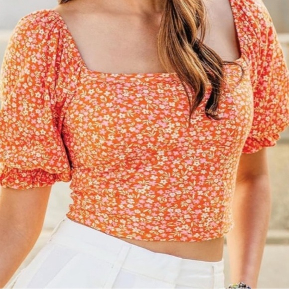 Billabong Tops - Billabong Orange and Pink Top
